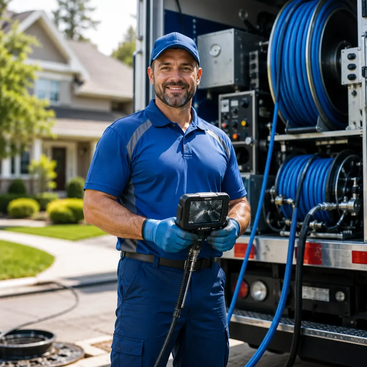 Local outdoor drain cleaning specialists in Brooklyn, MI